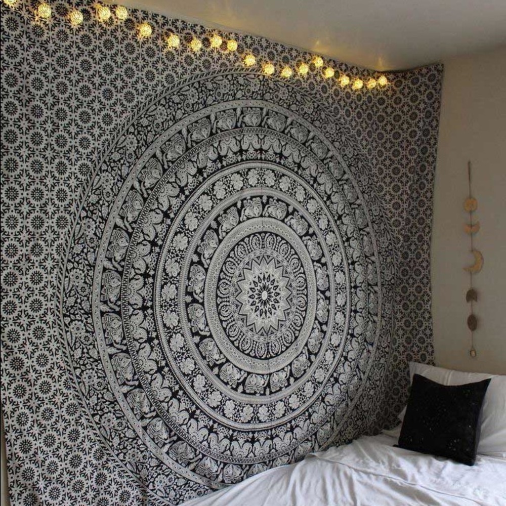 Black&White Mandela Tapestry